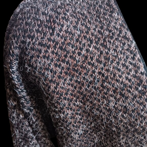 Men's Medium Vintage Cardigan Sweater J.J. Cochran Knit USA 1990's Ugly Biggie - Picture 6 of 6